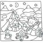 Cozy Hunnies coloring book Egypt for kids & Adult كتاب التلوين يوميات هانيز
