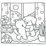 Cozy Hunnies coloring book Egypt for kids & Adult كتاب التلوين يوميات هانيز