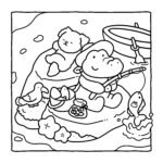 Cozy cuddle cuties coloring book kids & Adult Egypt