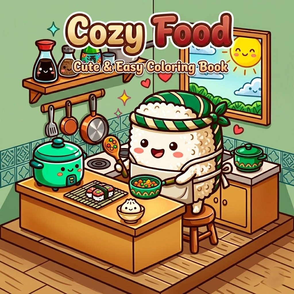 Cozy food coloring book for kids & Adult Egypt Cozy food coloring book for kids & Adult Egypt