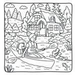 cozy girl & friends coloring book for KIds & Adult Egypt