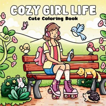 cozygirl life coloring book for KIds & Adult Egypt