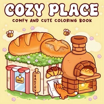 Cozy place coloring book kids & Adult Egypt