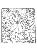 ⁦Cozy girl Day coloring book for KIds & Adult Egypt كتاب التلوين كوزي الترا هاى كوبي⁩ - الصورة ⁦2⁩