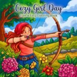 Cozy girl Day coloring book for KIds & Adult Egypt كتاب التلوين كوزي الترا هاى كوبي