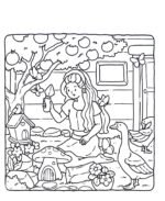 ⁦Cozy girl Day coloring book for KIds & Adult Egypt كتاب التلوين كوزي الترا هاى كوبي⁩ - الصورة ⁦3⁩