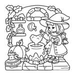 ⁦Cozy girl space coloring book for KIds & Adult Egypt كتاب التلوين كوزي الترا هاى كوبي⁩ - الصورة ⁦4⁩