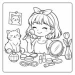 ⁦Cozy cat&chill coloring book for KIds & Adult Egypt coloring book for kids & Adult Egypt  كتاب التلوين كوزي الترا هاى كوبي (Copy)⁩ - الصورة ⁦3⁩