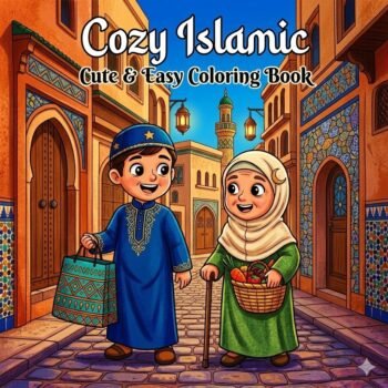 cozy islamic coloring book for kids Adult Egypt