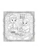 ⁦Cozy Islamic coloring book for KIds & Adult Egypt كتاب التلوين كوزي الترا هاى كوبي⁩ - الصورة ⁦3⁩