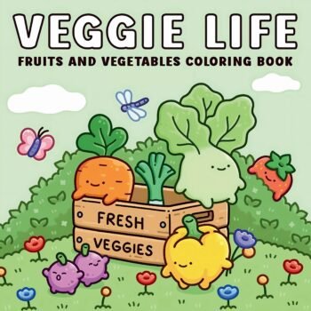 cozy vegie life 43 coloring book for kids & Adult Egypt