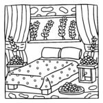 ⁦Cozy Girl room coloring book for Kids & Adult كتاب التلوين كوزي الترا هاى كوبي⁩ - الصورة ⁦3⁩