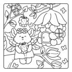 Cozy Forest coloring book for Kids & Adult Egypt كتاب التلوين كوزي الترا هاى كوبي - الصورة 3