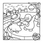 Cozy duck coloring book for Kids & Adult Egypt كتاب التلوين كوزي الترا هاى كوبي - الصورة 2