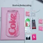 Bedazzling cola Art Board  لوحة بيدازلينج  25×35 سم