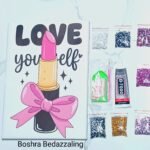 Bedazzling kit Egypt Crystal Art love yourself Board  لوحة بيدازلينج  كريستال 25×35 سم
