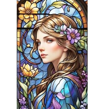 5d Diamond painting Disney Princes full round drill 30*40 لوحة الأميرة رسم بالماس