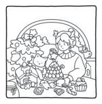 Cozy CHRISTMAS GIRLIES coloring book for Kids & Adult Egypt كتاب التلوين كوزي الترا هاى كوبي - الصورة 2